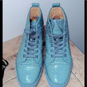 💯% authentic Christian Louboutin exotic sneakers